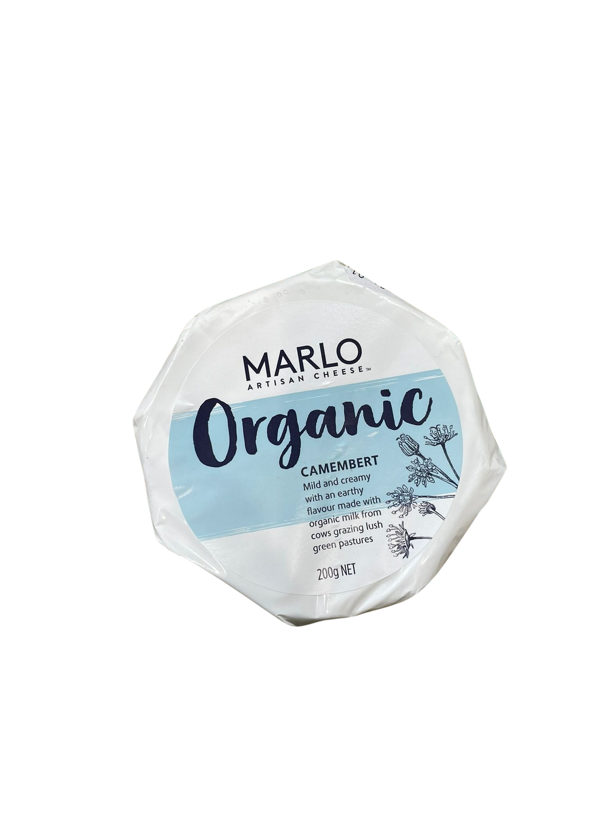 Camembert- Marlo Organic 200g (made in vic)