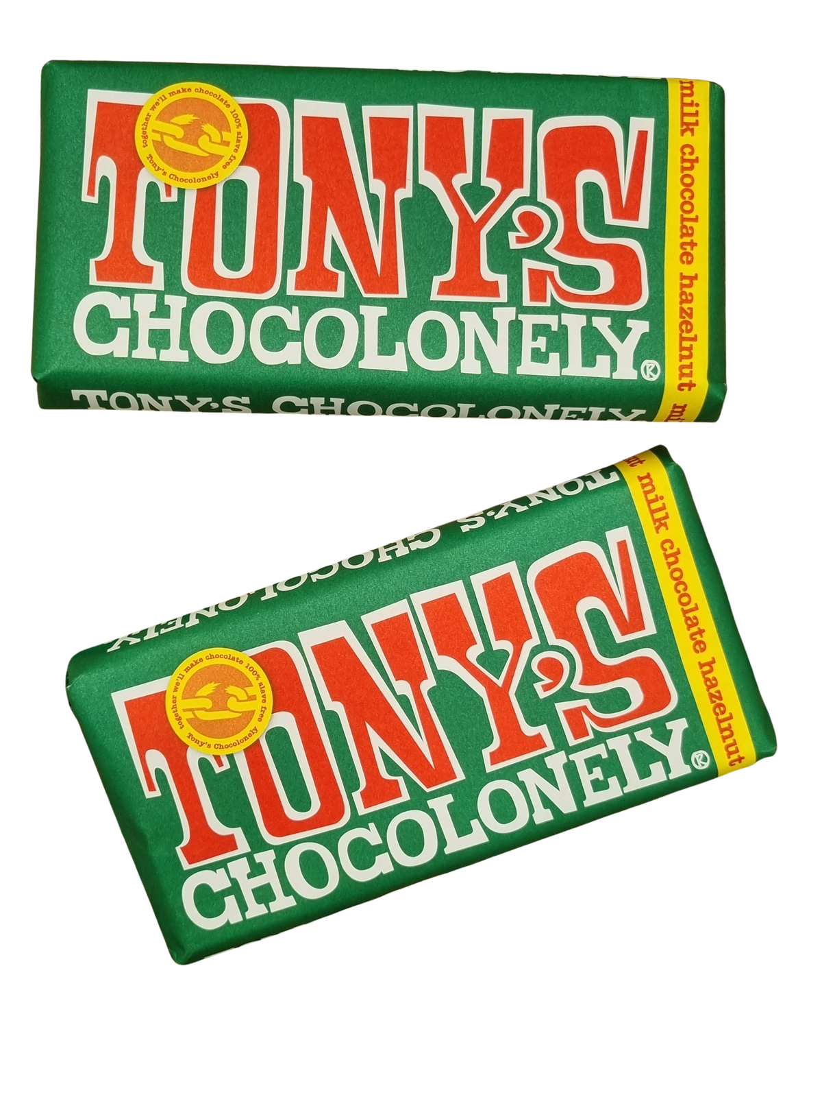 Chocolate- Tony's Milk Hazelnut bar 180g
