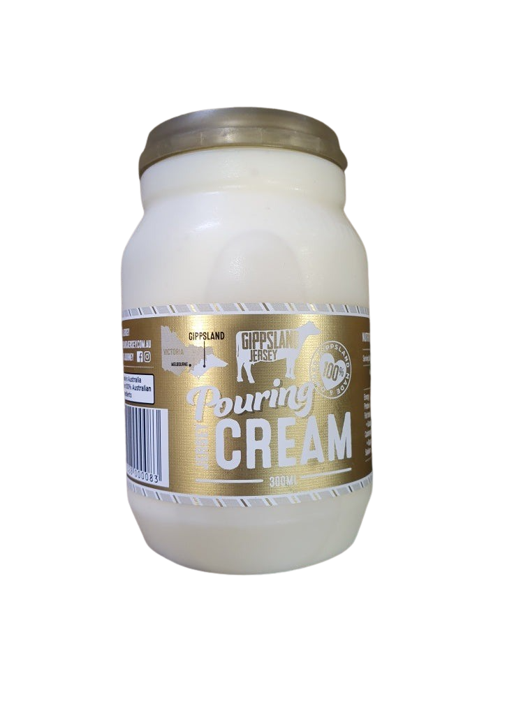 Cream- Gippsland Jersey- Pouring 250ml