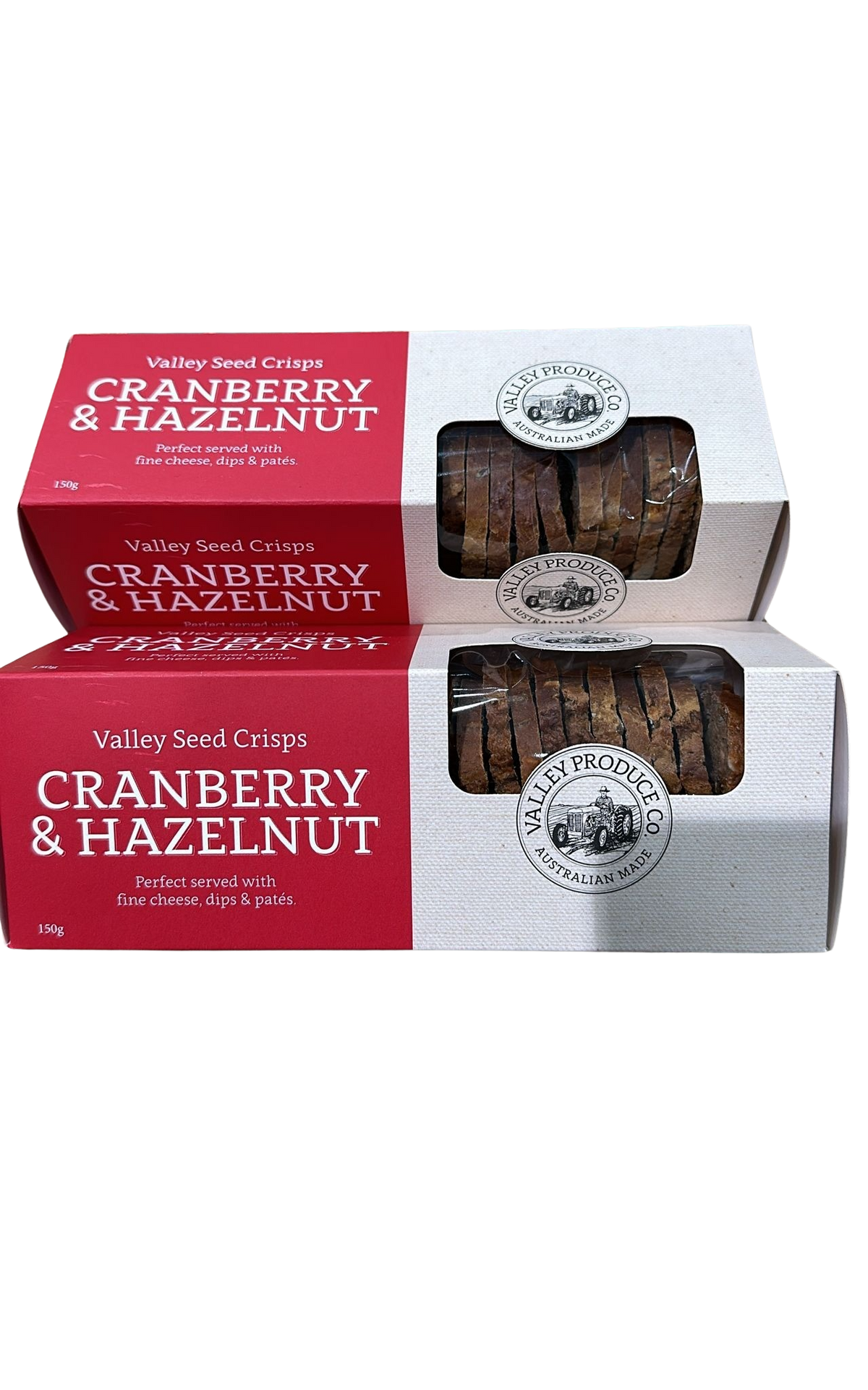Crisps- Cranberry & Hazlenut 150g , Aussie made