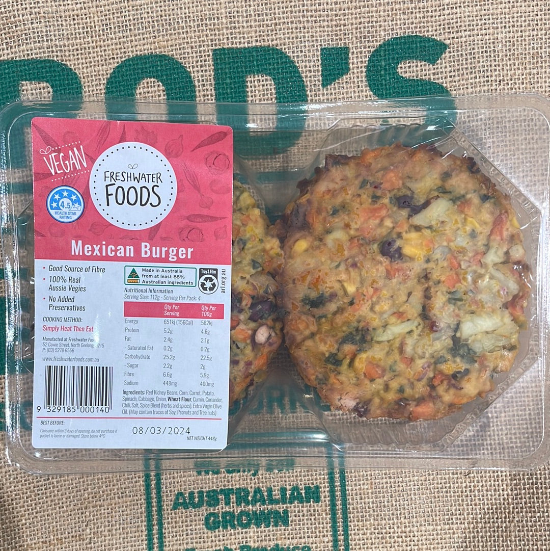 Burger - Mexican 4 pack Vegan