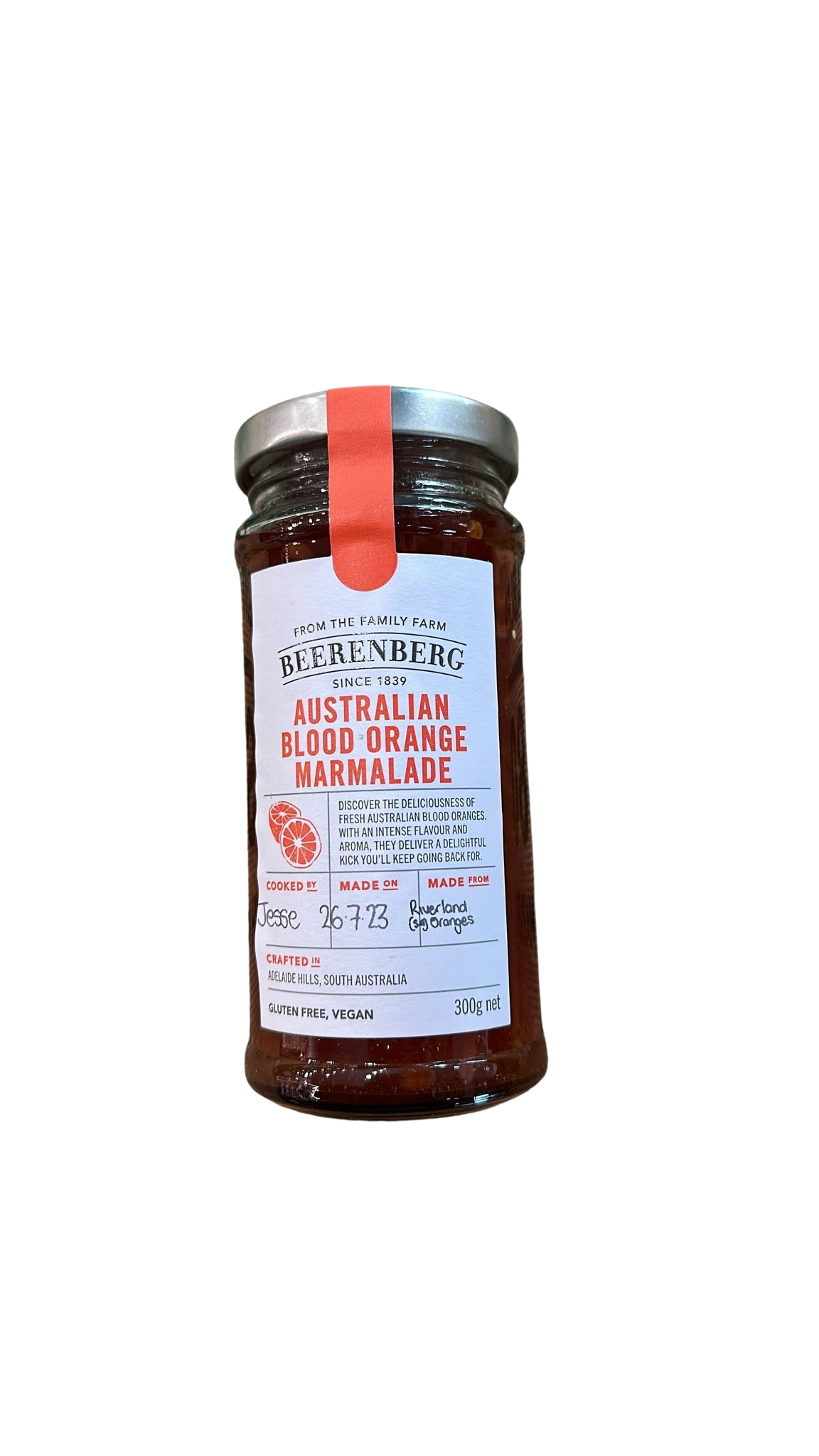 Marmalade-Blood Orange , Beerenberg 300g