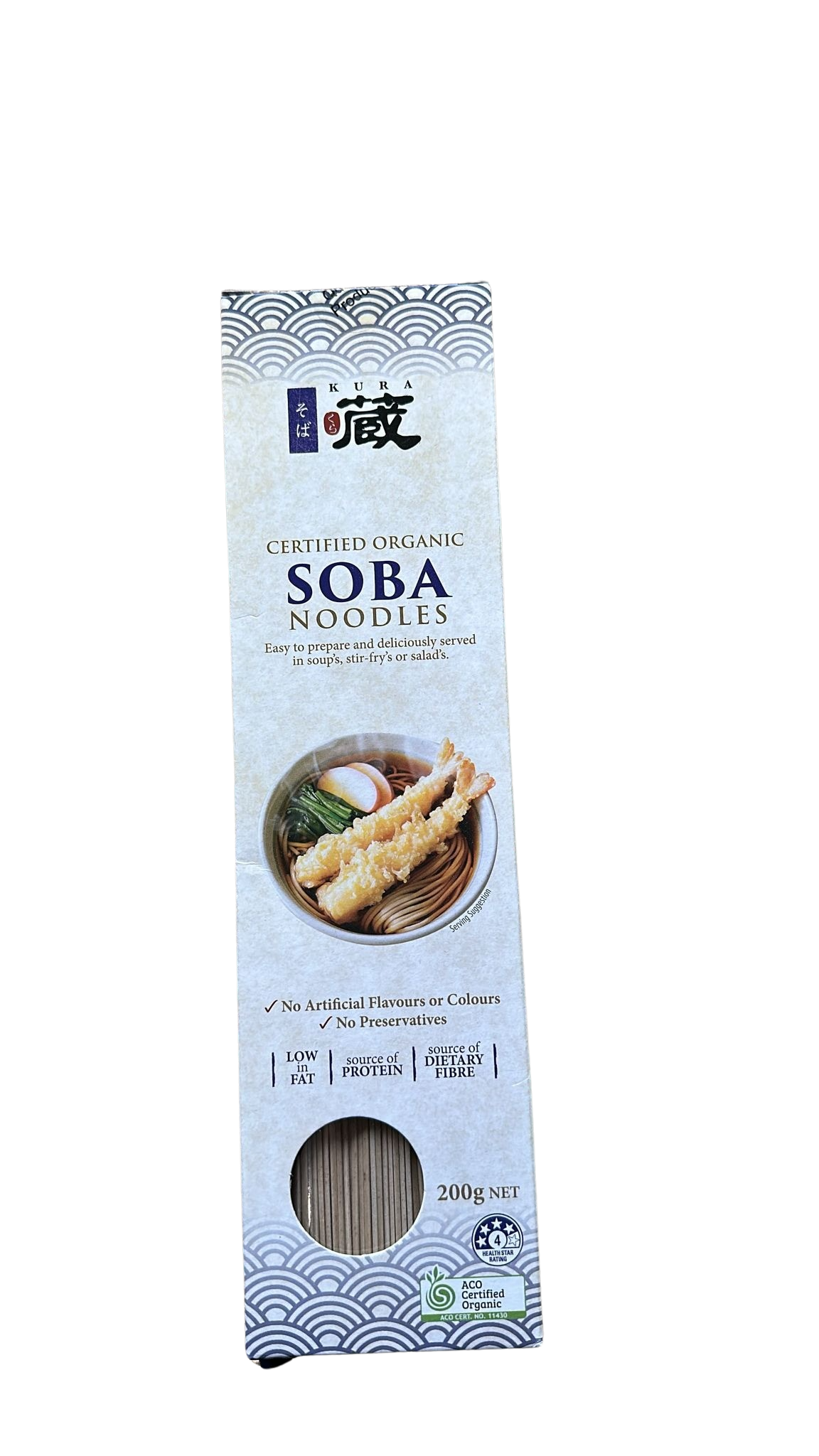 Noodles-Soba 200g Low in fat