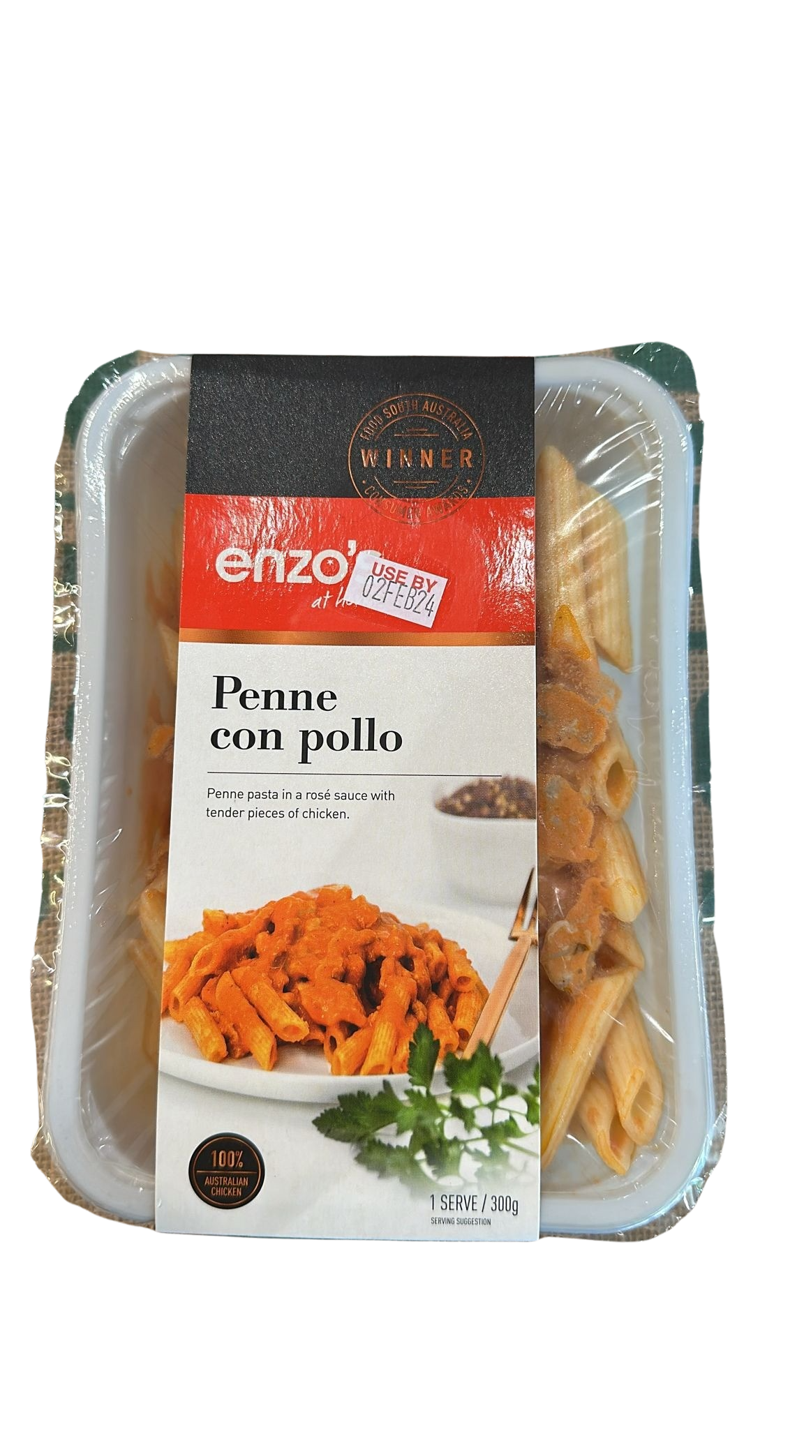 Penne- con Pollo 300g heat and serve