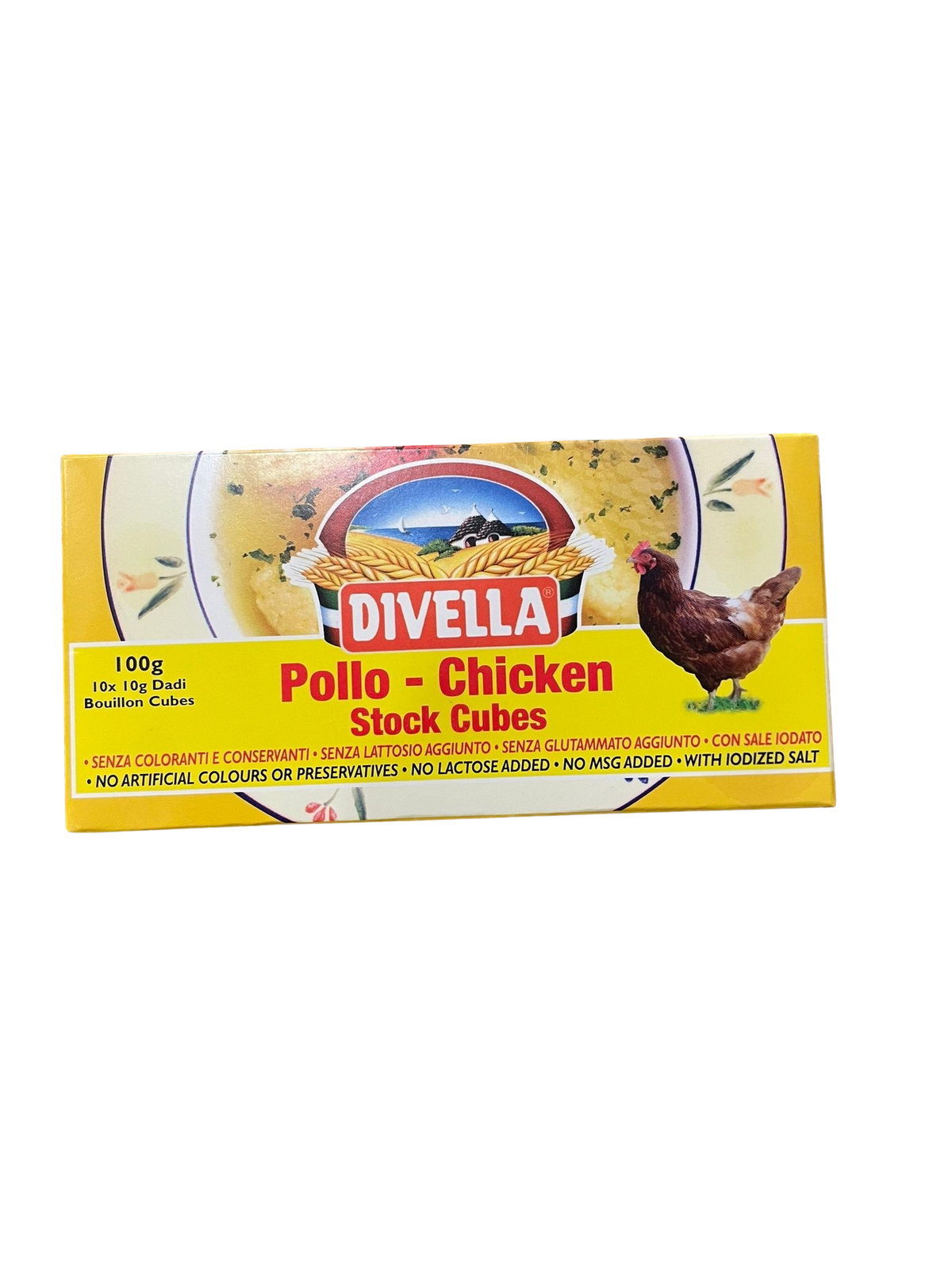 Stock- Chicken Cubes 100g ( divella)