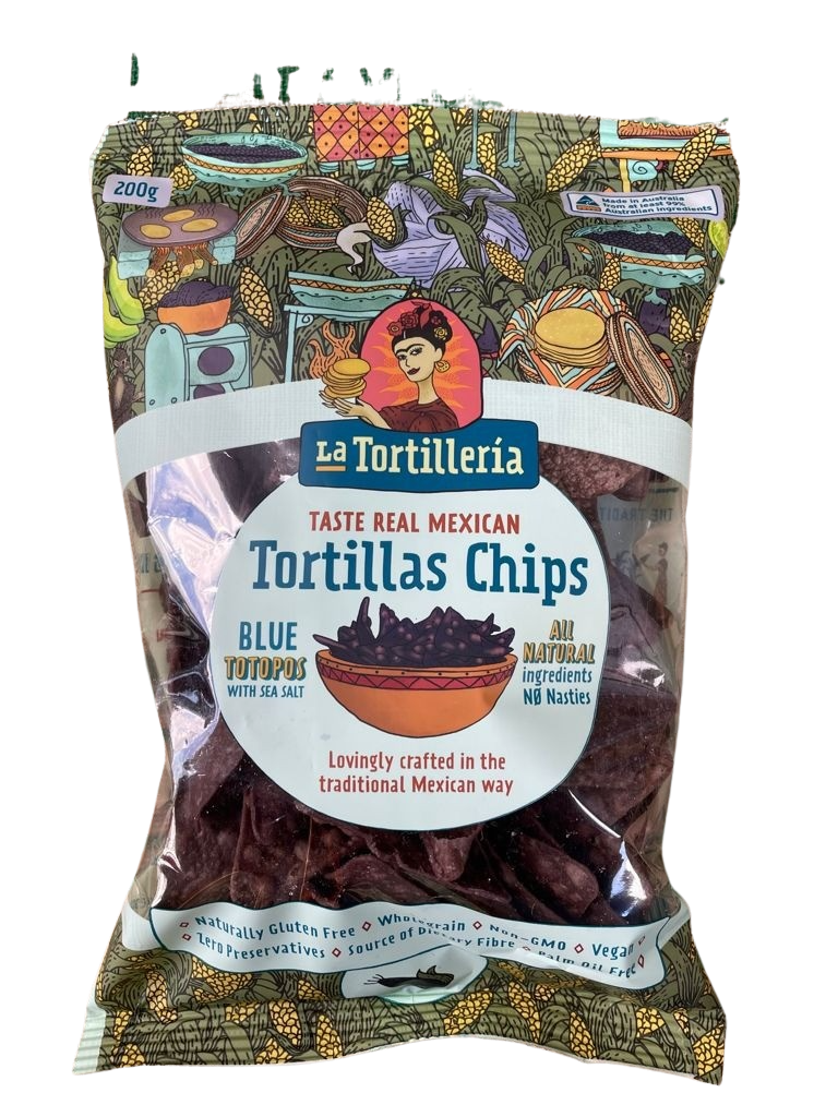Tortillas- Chips , Bag (Blue ) La Tortilleria
