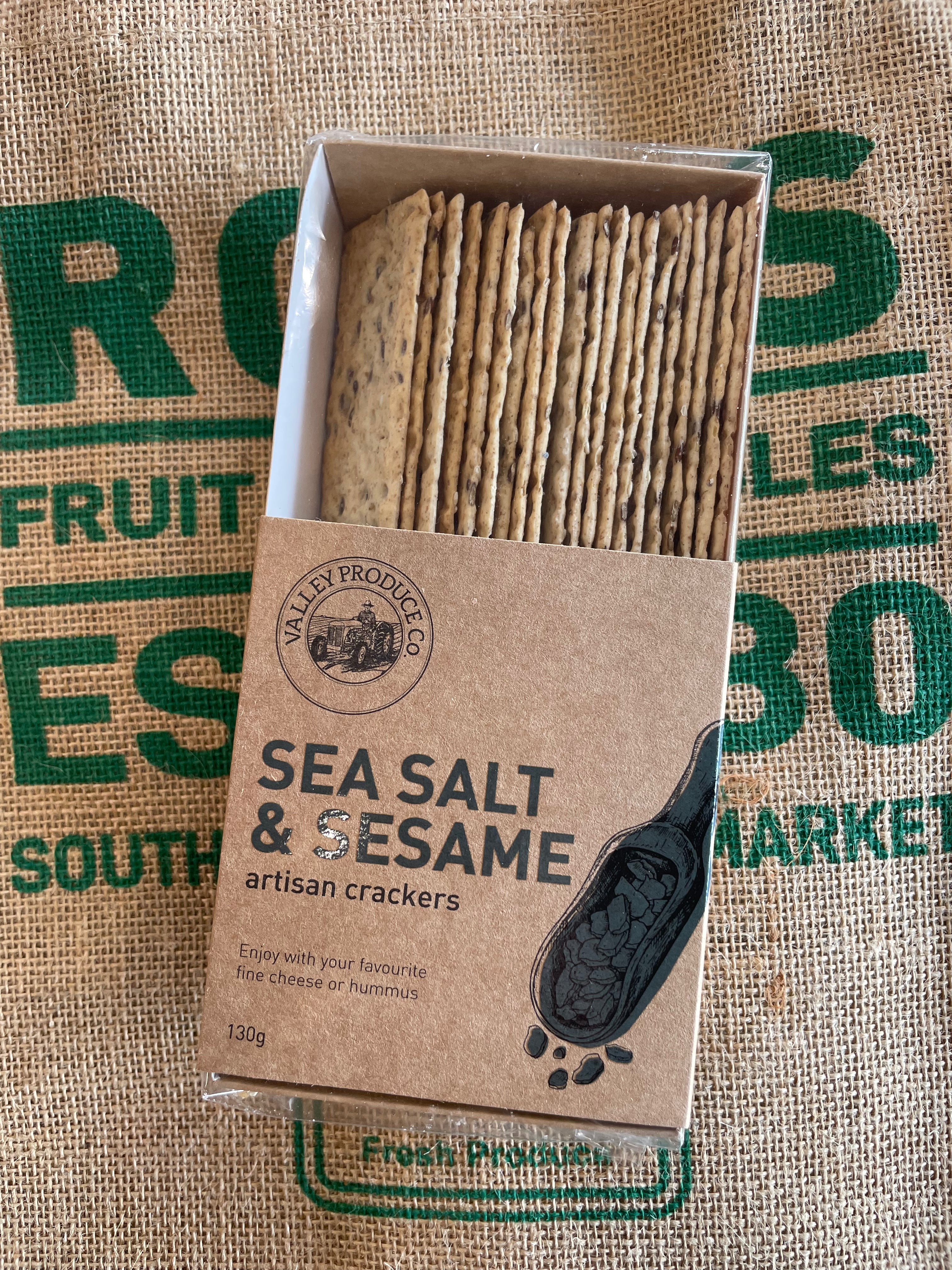 Crackers - Sea Salt & Sesame 130g
