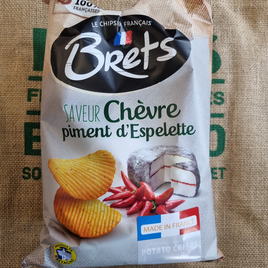 Chips-French (Brets) Potato crisps with Goat cheese and chilli pepper