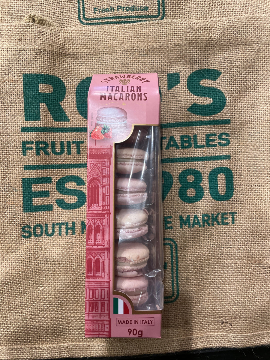 Macarons - Italian Strawberry, 90g – Rod's Fruit and Veg