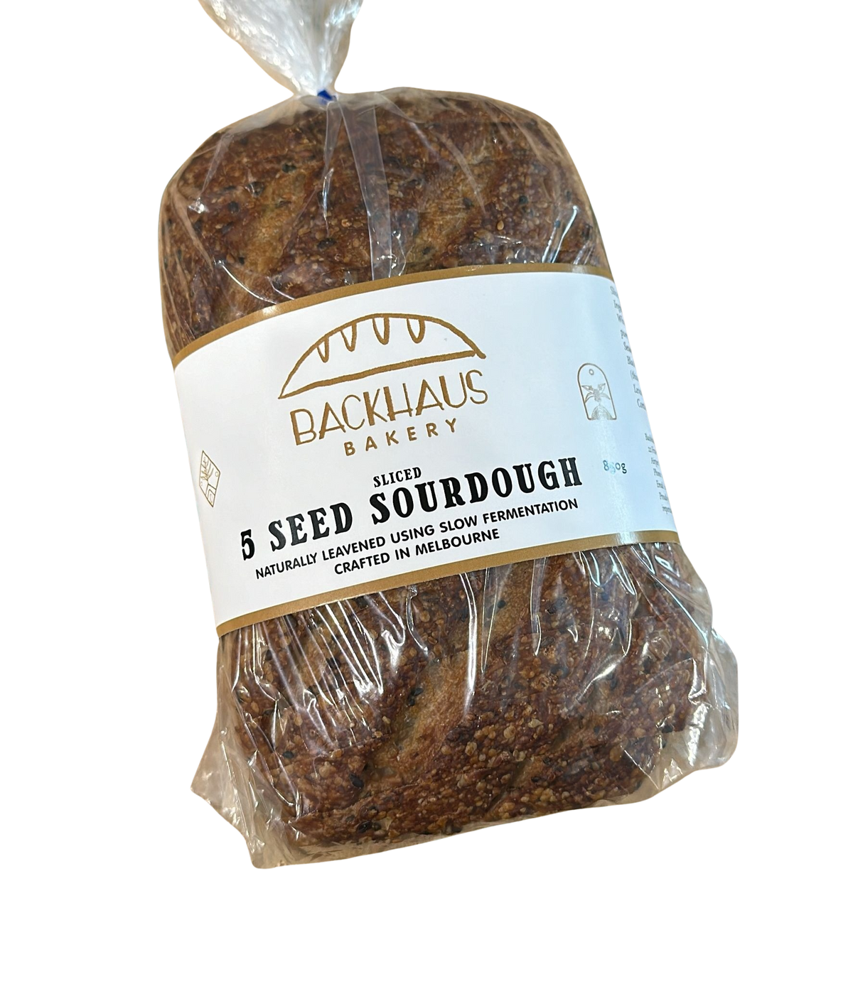 Backhaus-5 Seed Sourdough, Sliced