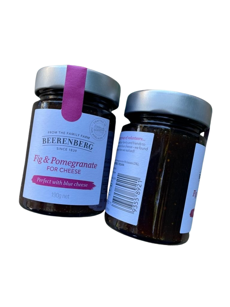 Beerenberg- Fig & Pomegranate 190g (Perfect for Cheese)