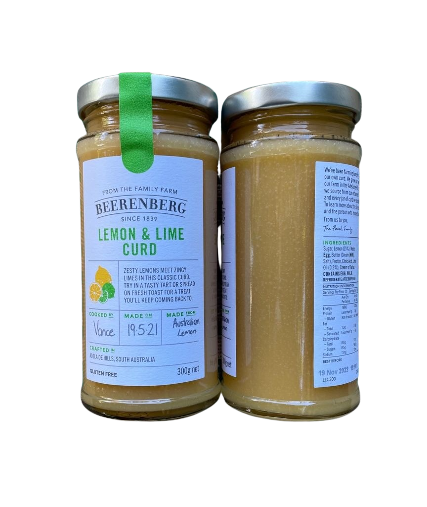 Beerenberg-  Lemon & Lime curd 300g