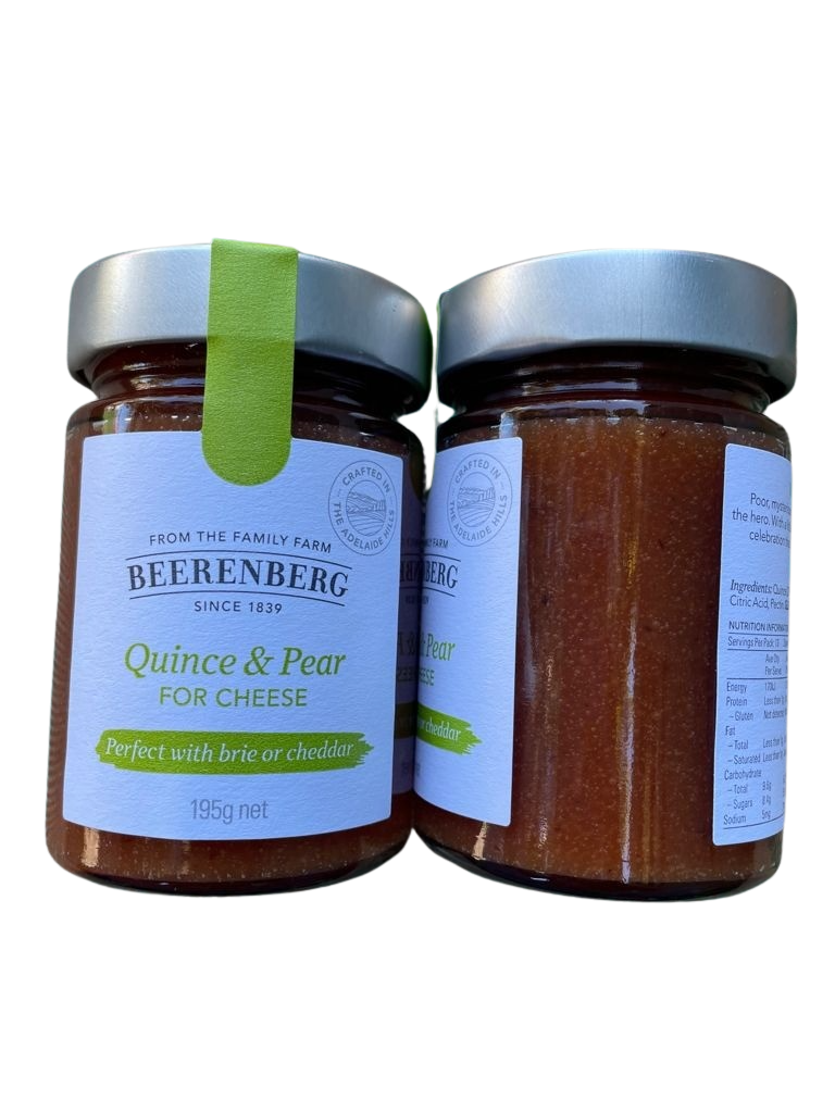 Beerenberg- Quince & Pear 190g  ( For cheese)