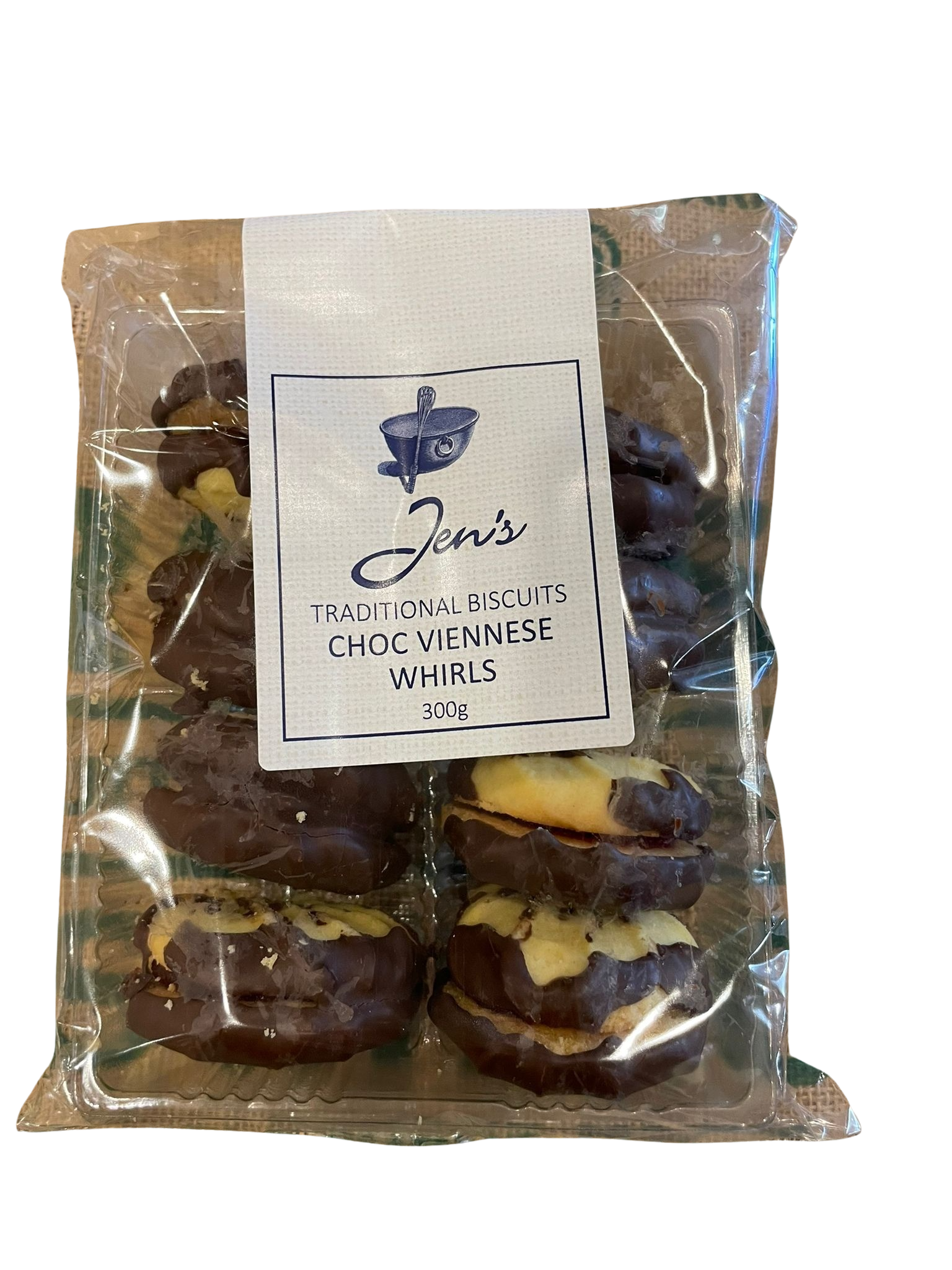 Biscuits- Jen's Chocolate Viennese Whirls  300g