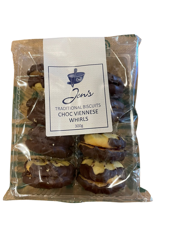 Biscuits- Jen's Chocolate Viennese Whirls  300g