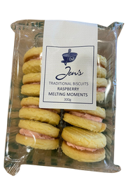 Biscuits- Jen's Raspberry Melting Moments  300g (8 pack)