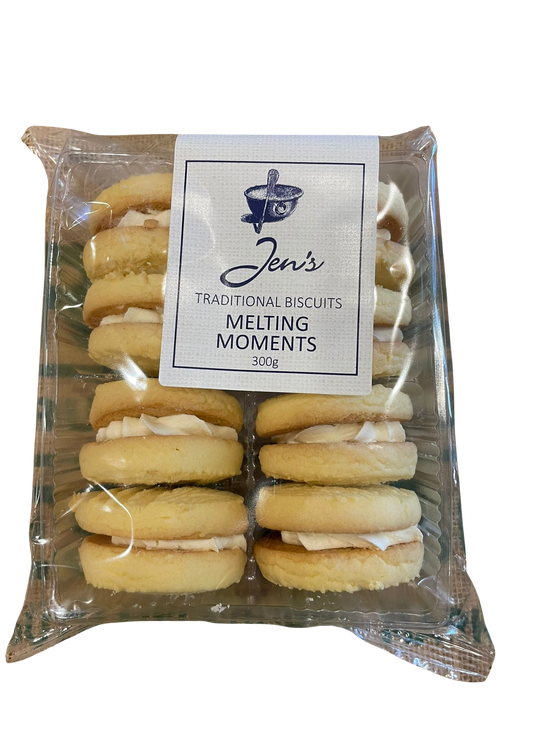 Biscuits- Jen's Traditional Melting Moments  300g (8 pack)