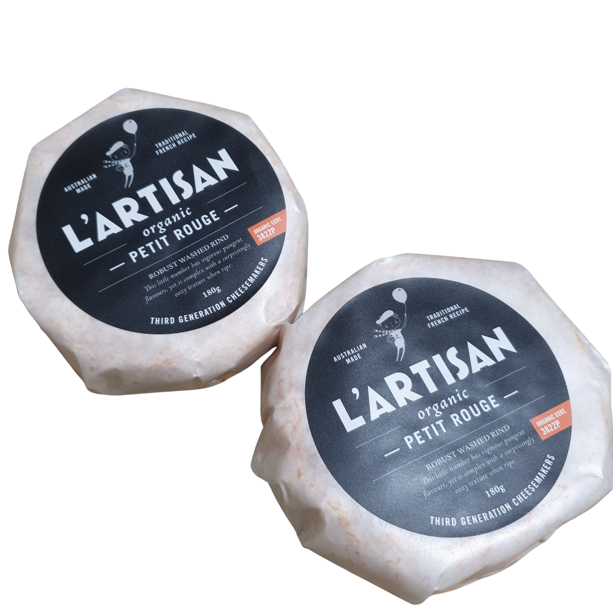 Brie- Organic Petit Marcel (WASHED RIND)  ,Geelong