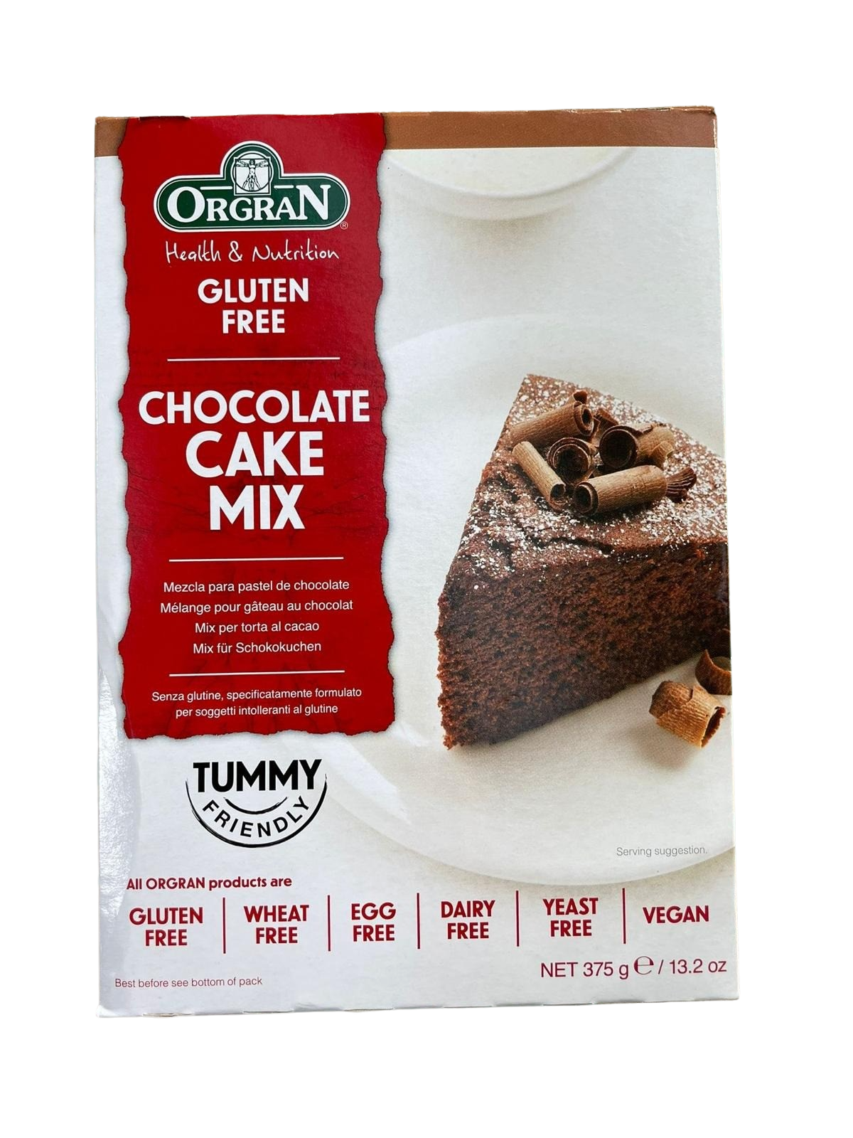 Cake- Chocolate Mix 375g (Gf/Egg free)