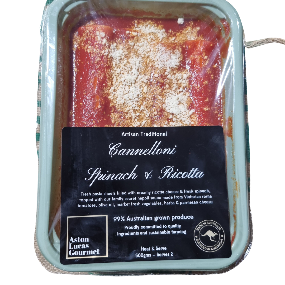 Cannelloni- Spinach and Ricotta 500g SMALL