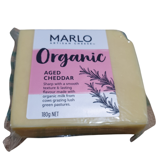 Cheddar- Organic Aged 180g    Australian!