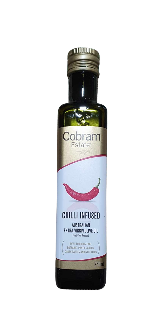 Chilli infused oil cobram estate 250ml
