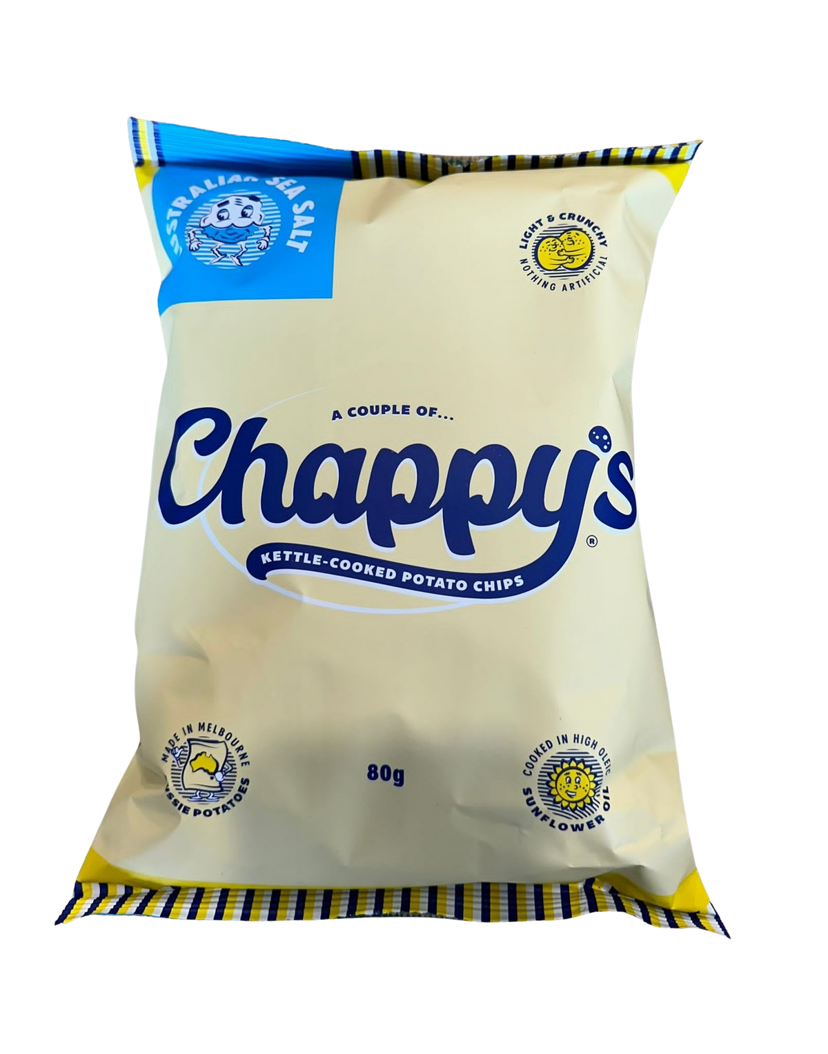 Chips- Chappy's , Sea Salt 80g ( locally made)