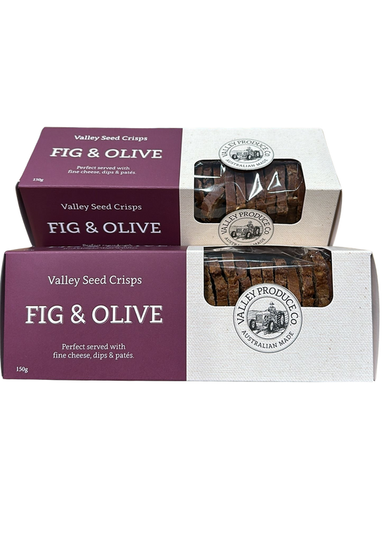 Crisps-Fig & Olive 150g , Australian Made