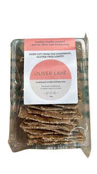 Crisps-Rosemary & Peppercorn 125g , Gluten free made in Melbourne (Oliver lane)