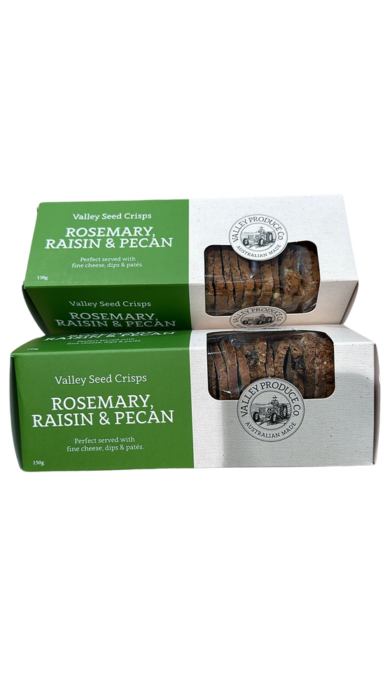 Crisps-Rosemary & Rasin pecan 150g