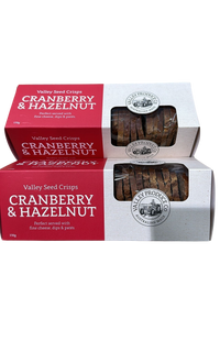 Crisps- Cranberry & Hazlenut 150g , Aussie made
