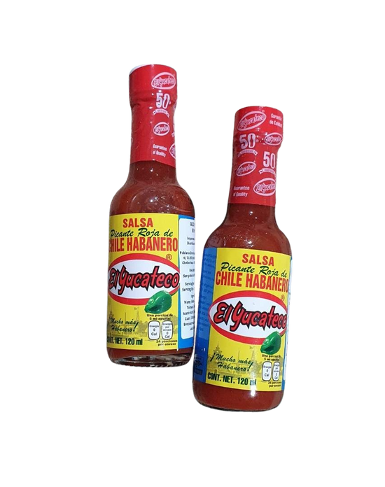 El Yucateco Res Habenero hot chilli sauce 120ml