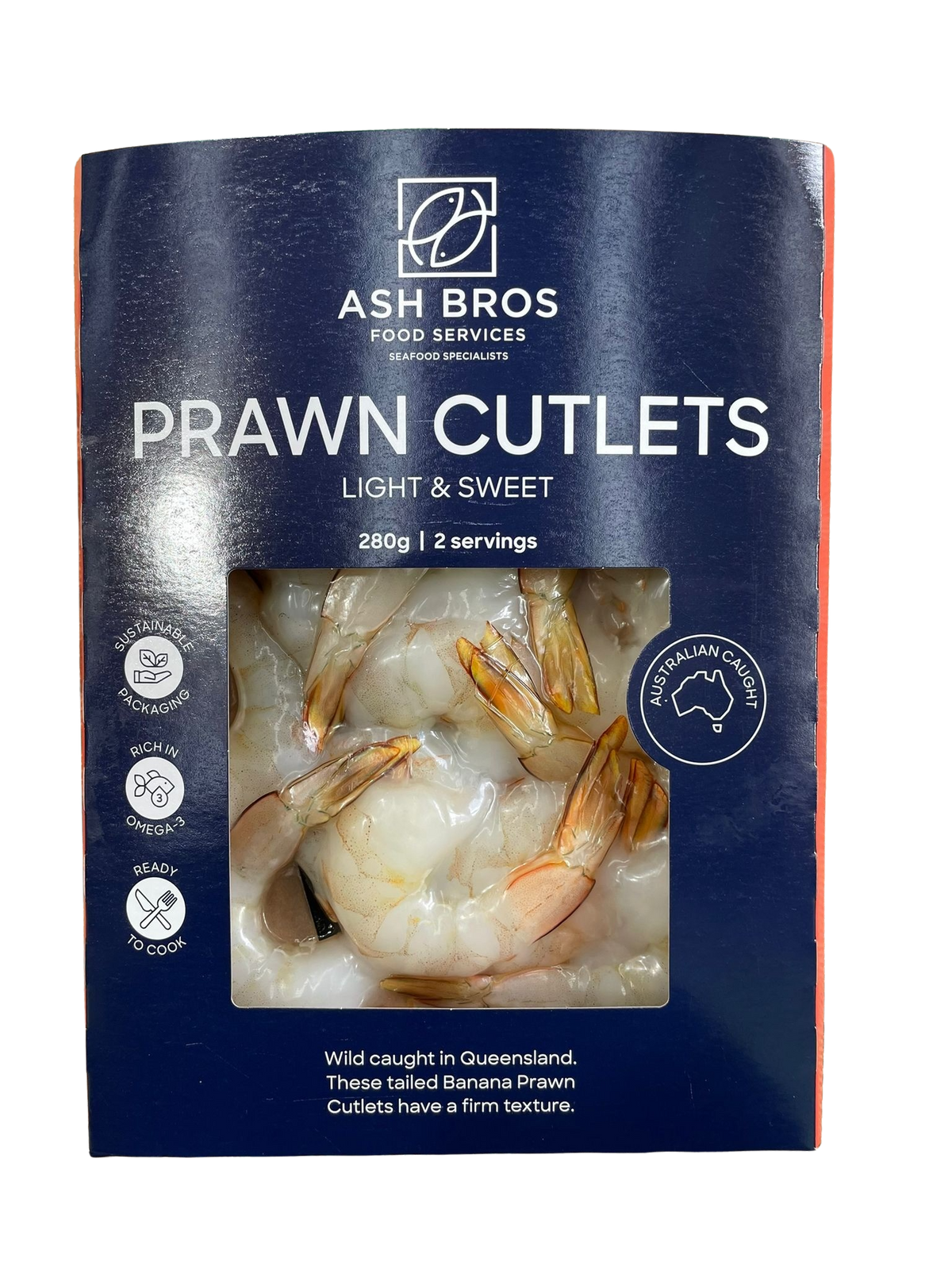 Fish- Prawn Cutlets 280g ( Ash Bros) 2 servings