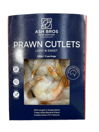 Fish- Prawn Cutlets 280g ( Ash Bros) 2 servings