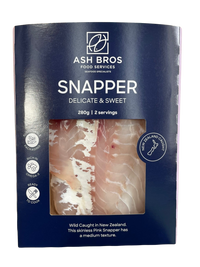 Fish- Snapper ( Ash Bros) 280g , 2 servings
