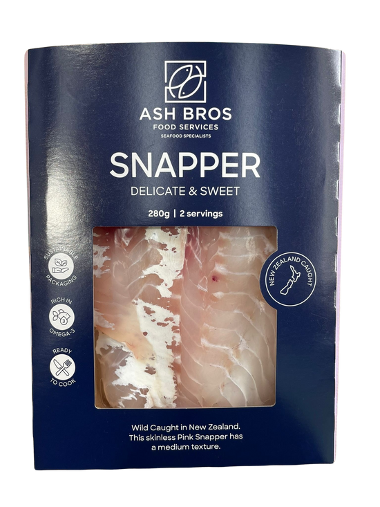 Fish- Snapper ( Ash Bros) 280g , 2 servings
