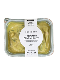 Foxes Den- Thai Green Chicken Curry 400g ( ready to eat)