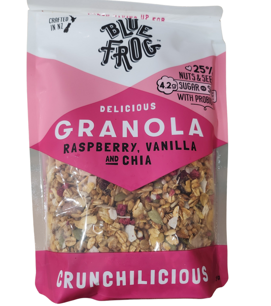 Granola- Raspberry , Vanilla and Chia