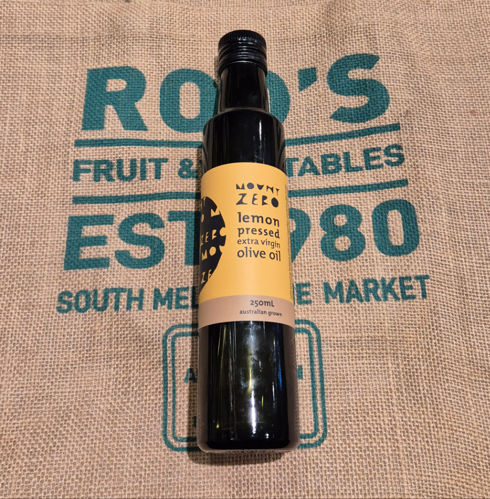 Oil - Lemon pressed olive oil 250ml (Mount Zero) Australian made
