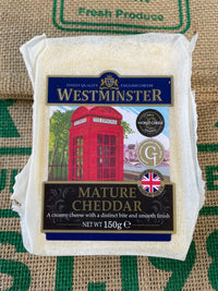 Cheddar- Mature English  150g (bitey)