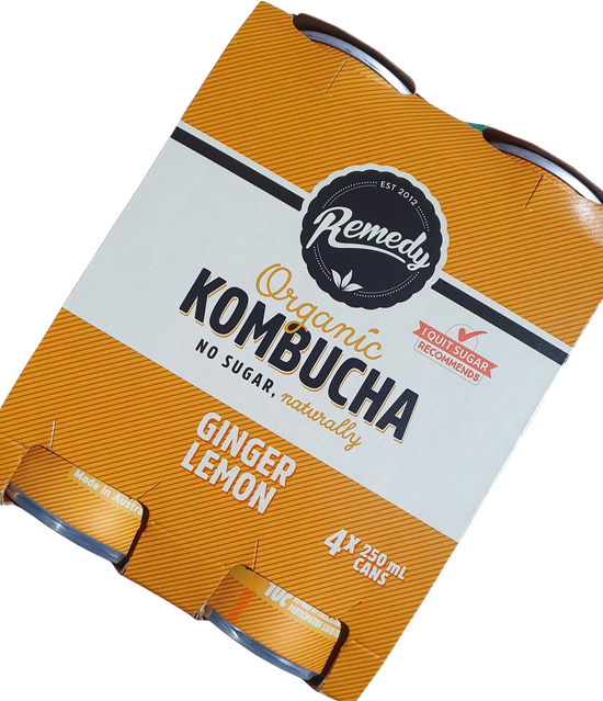KOMBUCHA-GINGER LEMON 4pack