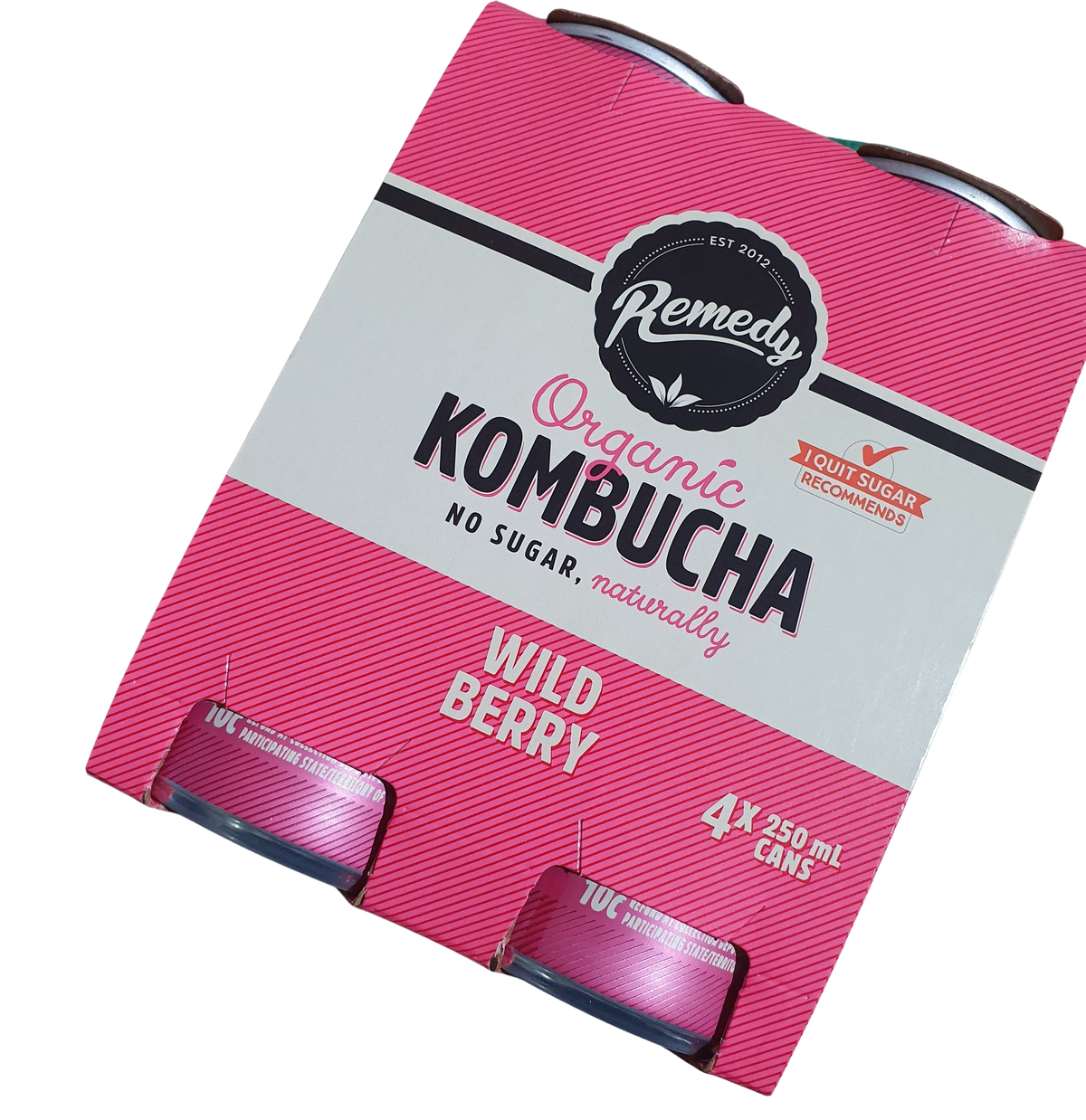 KOMBUCHA- WILD BERRY 4PACK