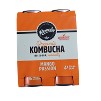 KOMBUCHA - MANGO PASSION 4 PACK