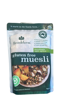 Museli-Gluten Free, Macadamia & Apple / Apricot 350g