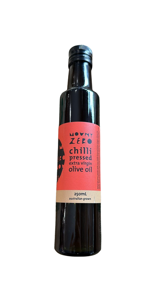 Oil- Chilli pressed olive oil 250ml ( Mount Zero) Australian made