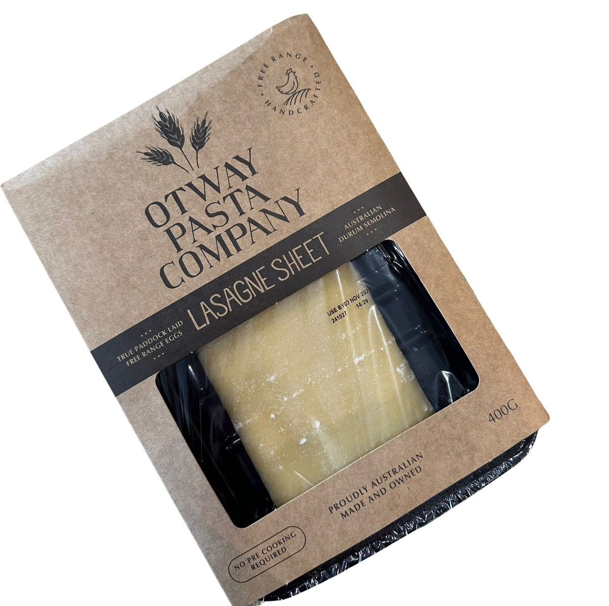 Otway- Lasange Sheets 400g ( FRESH)