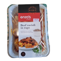 Pasta-Beef Ravioli in Ragu 300g ( hand made italian)