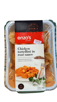 Pasta-Chicken Tortellini in Rose sauce 300g , home made quality