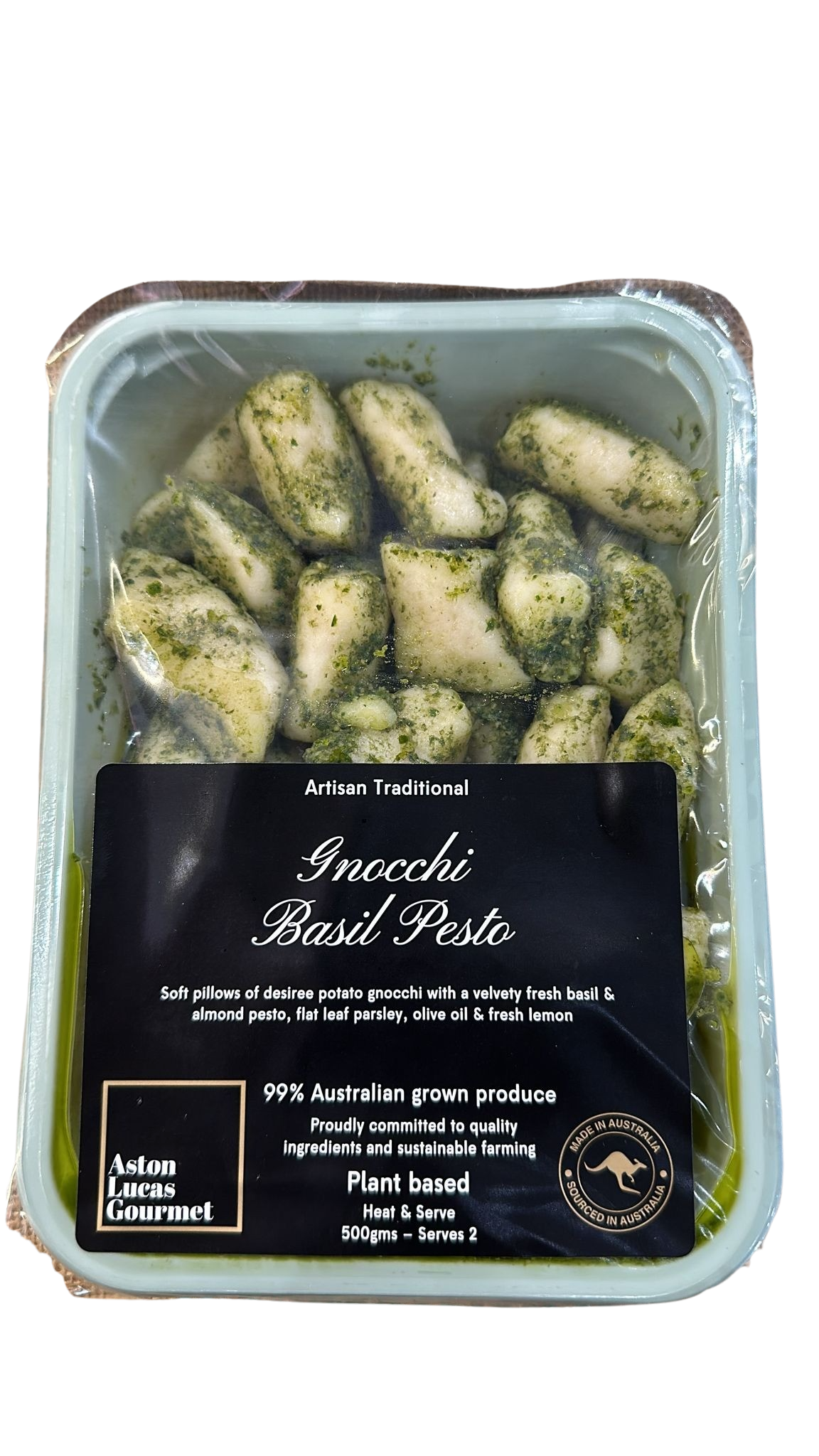 Pasta-Gnocchi Basil Pesto 500g  , served 2