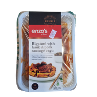 Pasta-Rigatoni with Lamb & Pork sausage ragu 300g